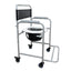 Silla sanitaria en acero con espaldar HC601