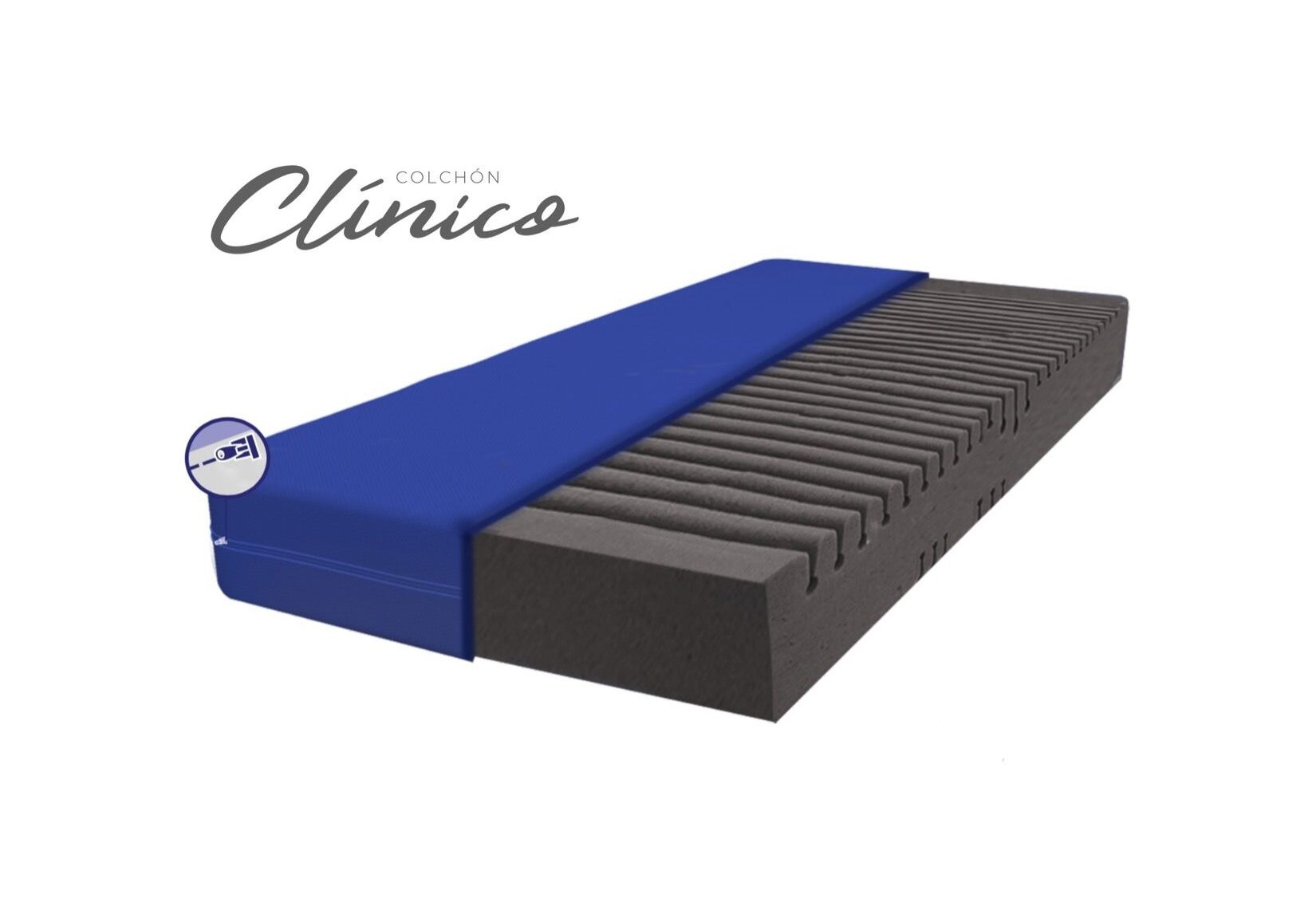 Colchón hospitalario extra confort 90x190x16