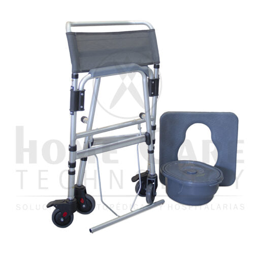 Silla sanitaria y ducha en aluminio AP1