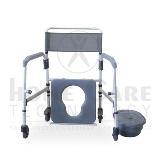 Silla sanitaria y ducha en aluminio AP1