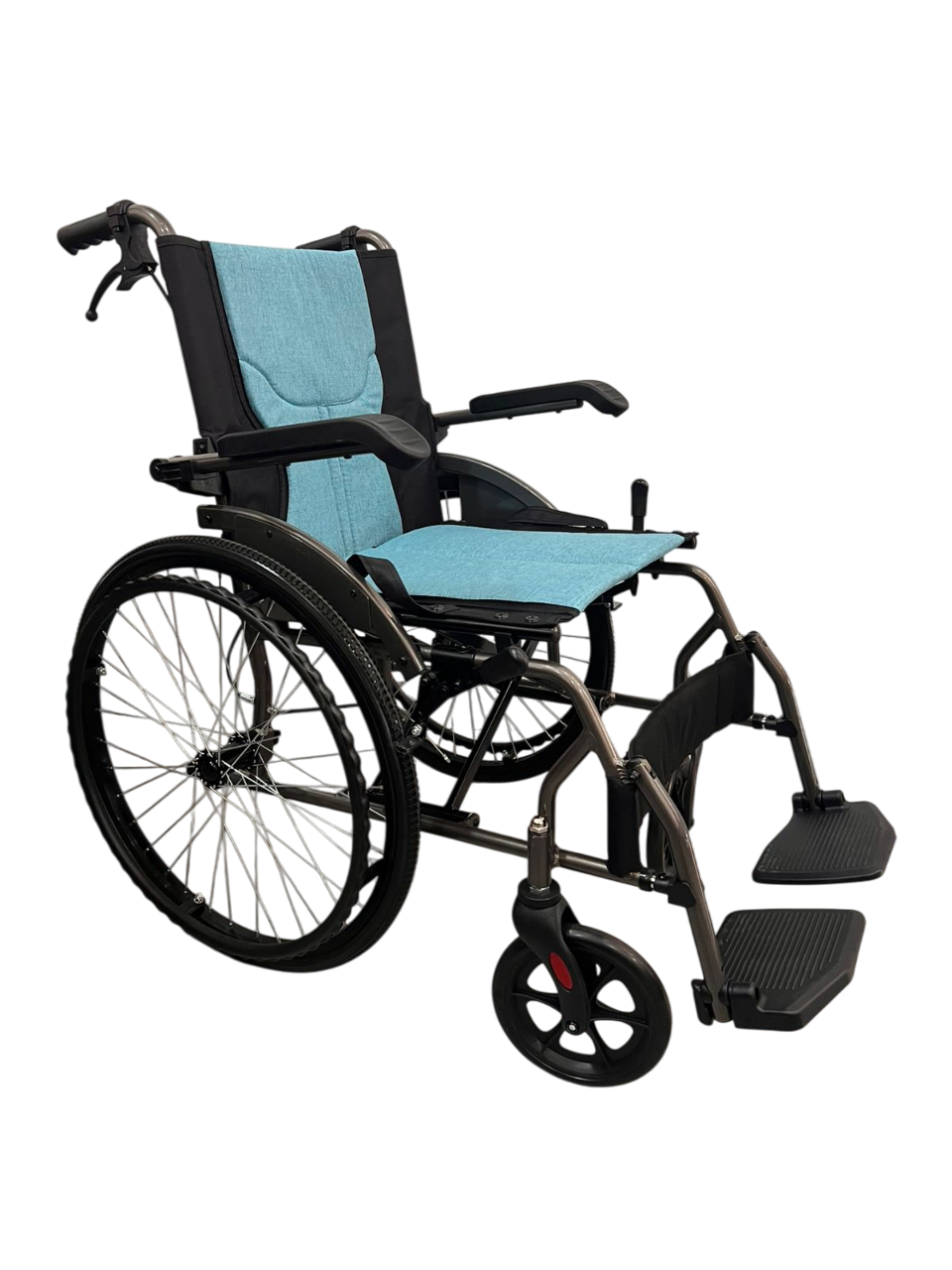 Silla de ruedas liviana y pin de desmonte FS910