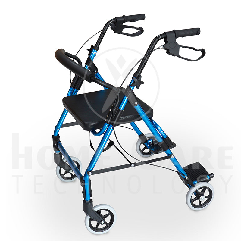 Caminador de lujo azul con piecero FT411 Imagen principal del producto