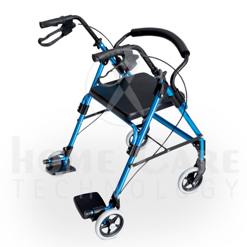 Caminador de lujo azul con piecero FT411 Imagen secundaria del producto