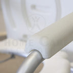 Silla sanitaria con ruedas en aluminio FT701