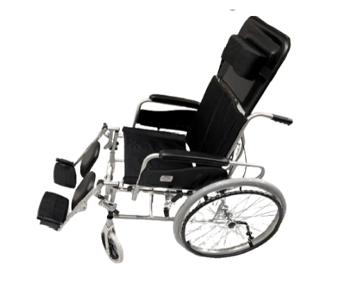 Silla de ruedas reclinable en aluminio PH7017