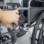 Silla de ruedas brazos y pies removibles PP23