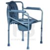 SILLA SANITARIA EN ACERO PLEGABLE SIN RUEDAS
