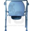 SILLA SANITARIA EN ACERO PLEGABLE SIN RUEDAS - Imagen 2